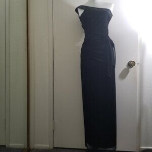 Fredericks Brand One Shoulder Black dress, size 2